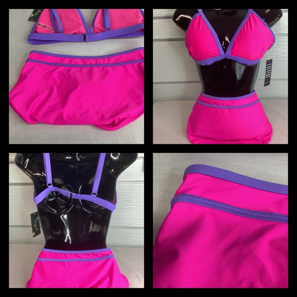 Pink and Purple Bikini Set - Picture 3 of 5